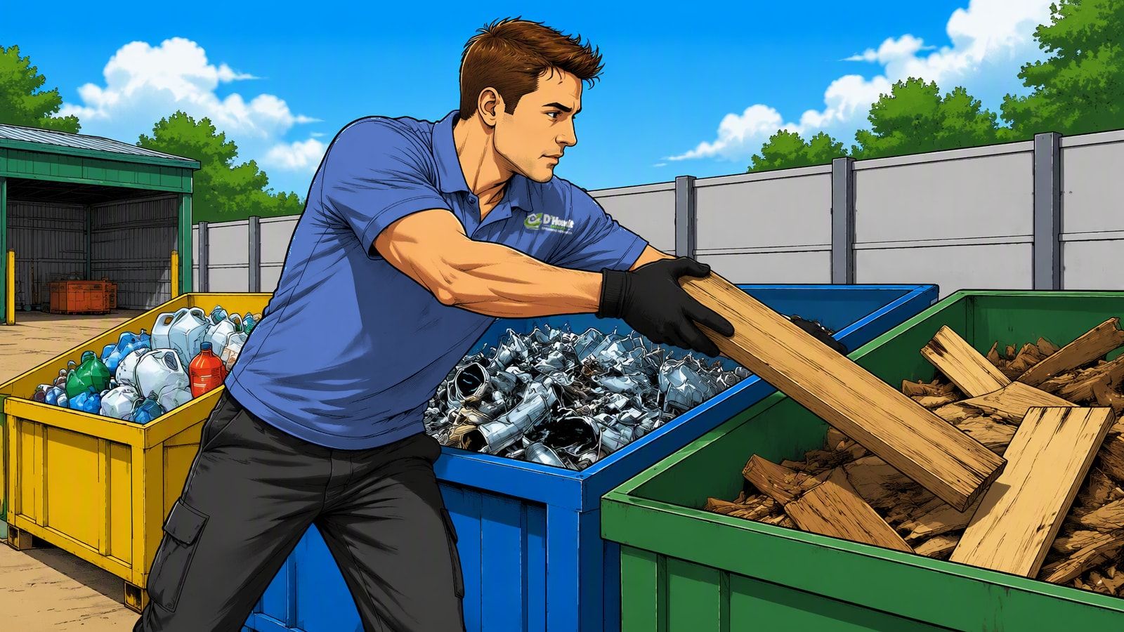 Illustration : élimination et recyclage