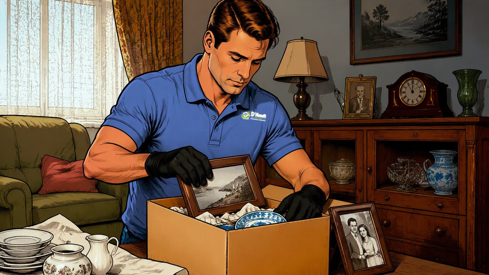 Illustration: clearance after a death or move